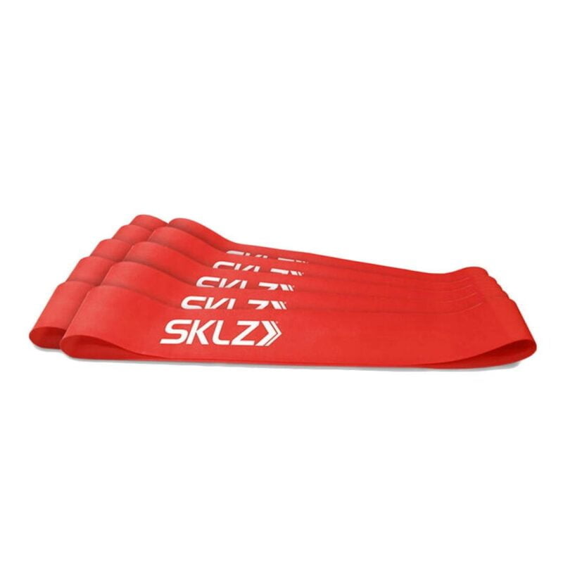 SKLZ Mini Bands – Rød (Sæt med 10 stk.)