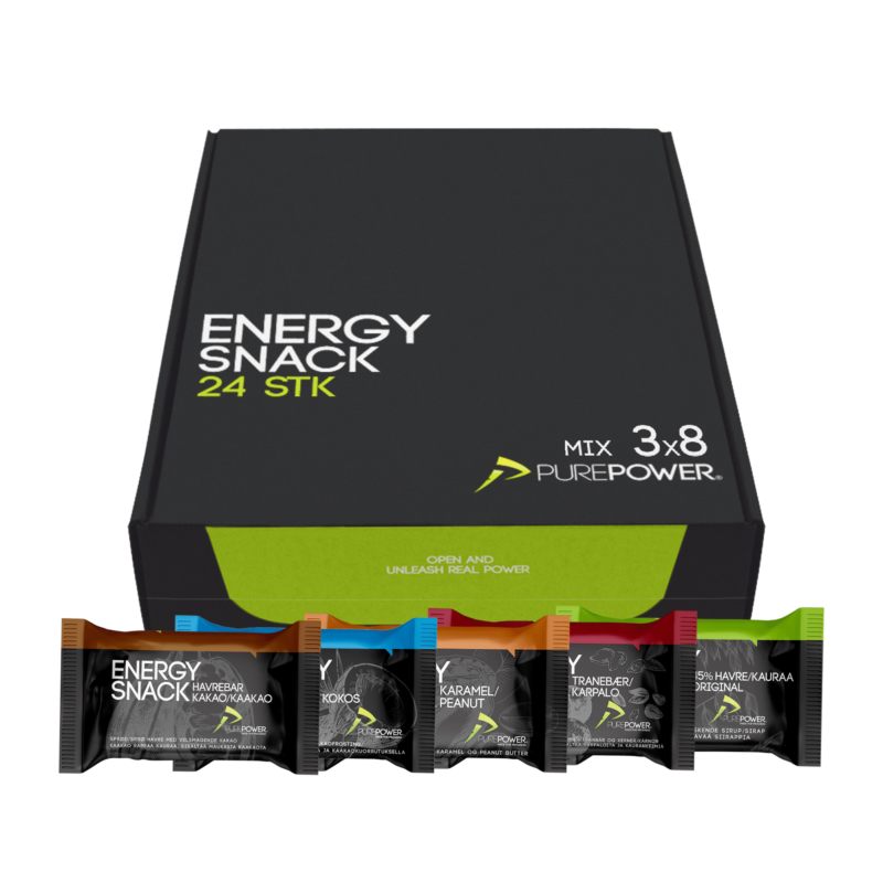 Pure Power Energy Snack - Sample Pack - 12 stk.