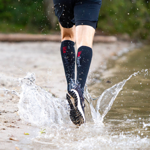 LiiteGuard Shin-Tech Grip Running Sock - Billede 16