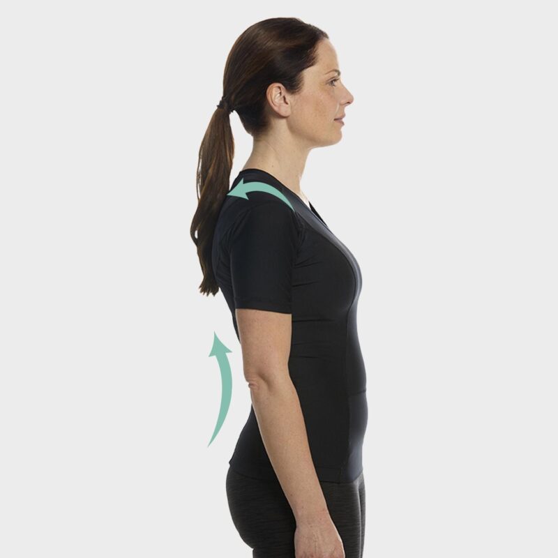 Anodyne Women's Posture Shirt 2.0 (sort) - Bilde 6