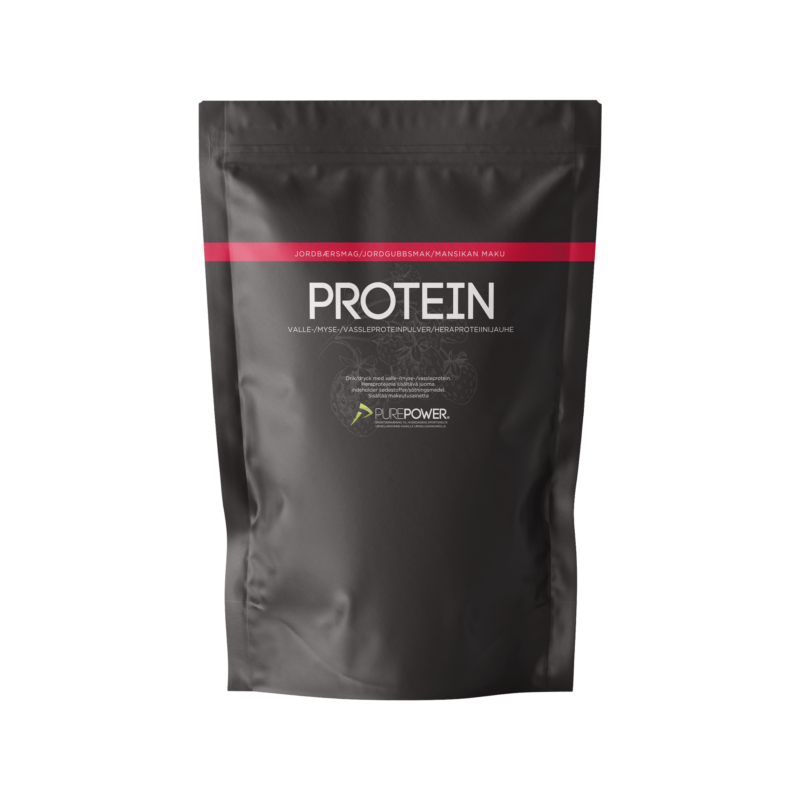 Valleprotein Jordbær - 1 kg