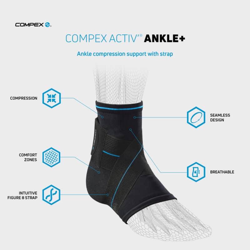 Compex Active+ Ankelbandage - Bilde 4