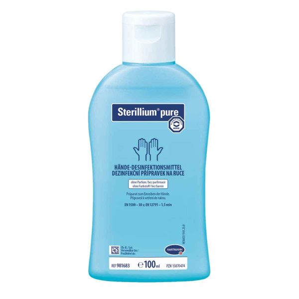 Sterillium Gel Pure Hånddesinfektion 100ml & 475ml - Billede 2
