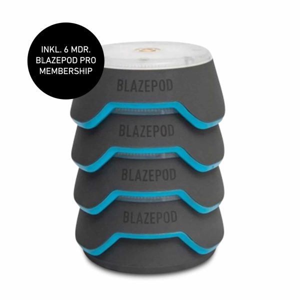 BLAZEPOD Standard 4 stk. inkl. app og oppbevaringspose