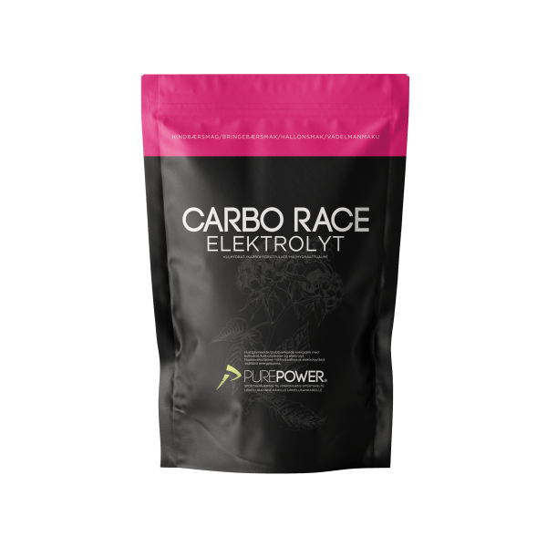 Carbo Race Elektrolytt Bringebær - 1 kg
