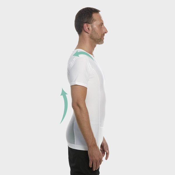 Anodyne Men's Posture Shirt 2.0 (hvid) - Billede 4