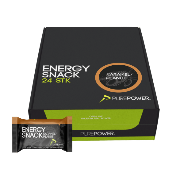 Energy Snack Karamell/Peanøtt - 12 stk