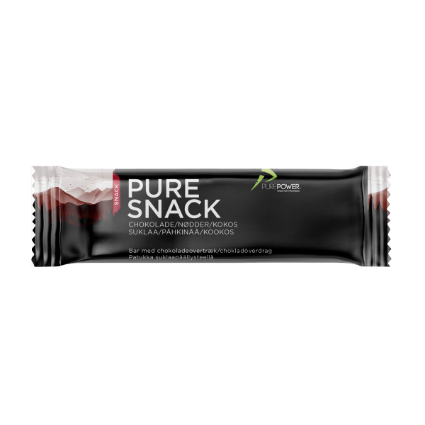 PURE SNACK - SJOKOLADE & KOKOSNØTT 40 g - 10 stk