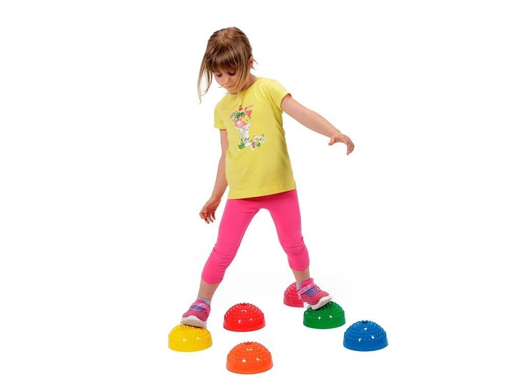 Balancebolde m. massageknopper 6stk 2 Balancebolde m. massageknopper 6stk - Billede 2