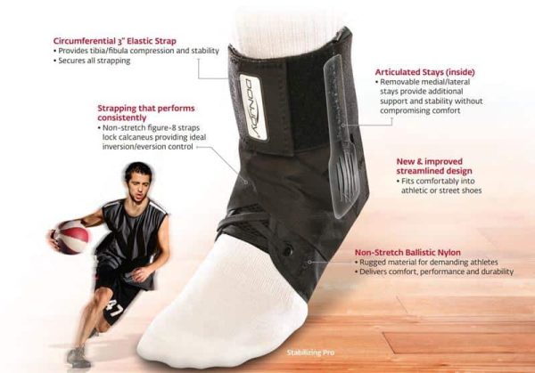 DONJOY Stabilizing Speed Pro Ankelbandage - Billede 4