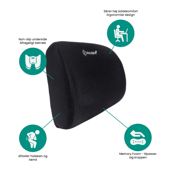 Anodyne Ergonomisk Lændepude - Billede 3