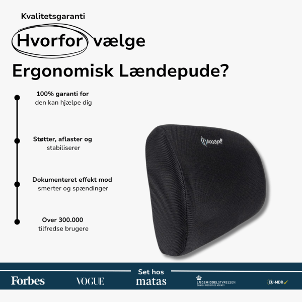 Anodyne Ergonomisk Lændepude - Billede 6