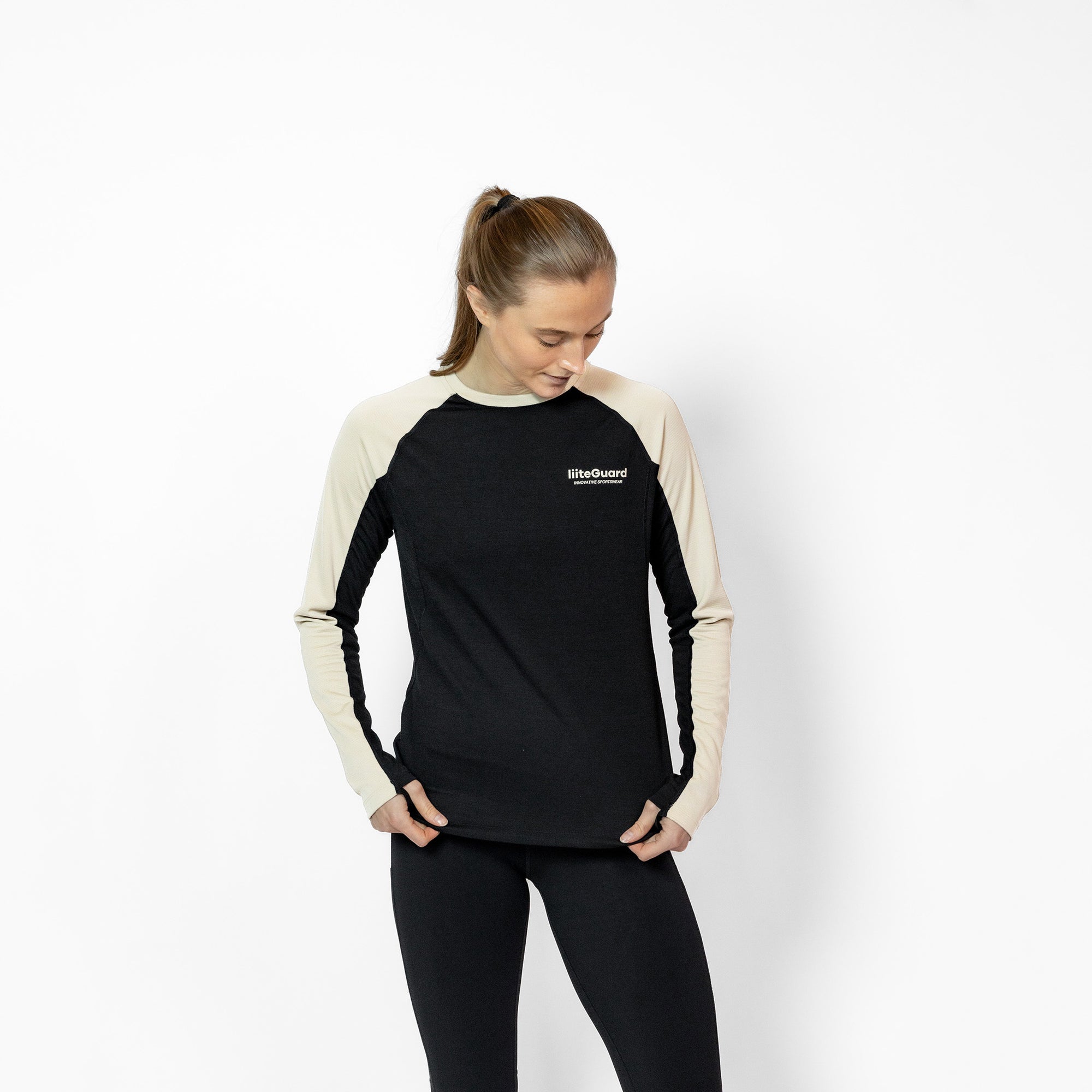 LiiteGuard Merino Hybrid Long Sleeve (dame) 2 LiiteGuard Merino Hybrid Long Sleeve (dame) - Bilde 2