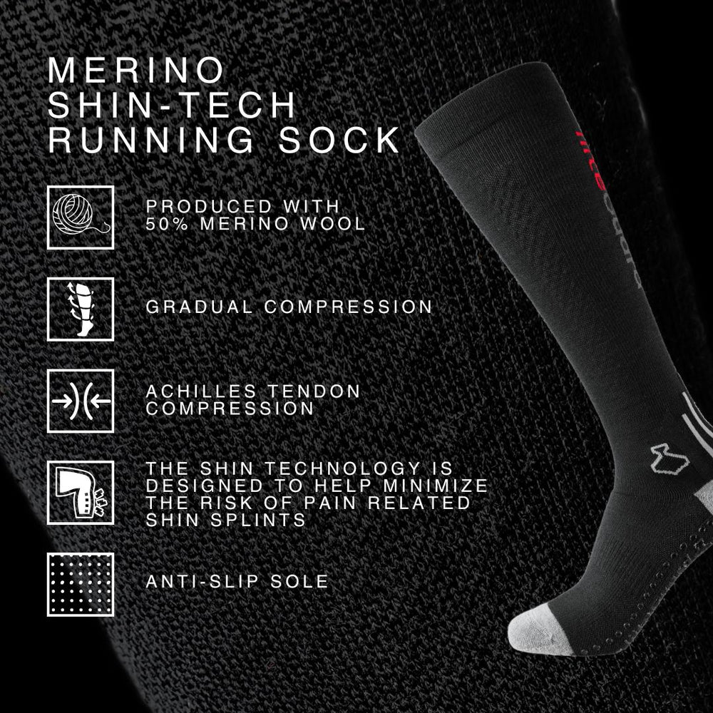 LiiteGuard Merino Shin-Tech Grip løpesokk 6 LiiteGuard Merino Shin-Tech Grip løpesokk - Bilde 6