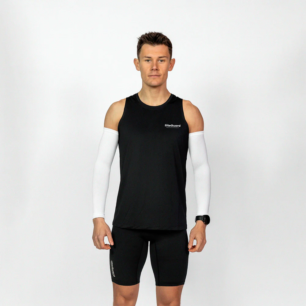 LiiteGuard Tech Arm Sleeve Hvid 2 LiiteGuard Tech Arm Sleeve Hvid - Billede 2